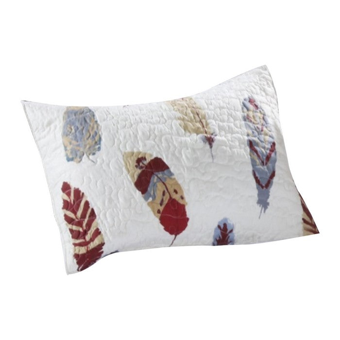 Polyester King Size Quilted Pillow Sham with Dream Catcher Print,Multicolor