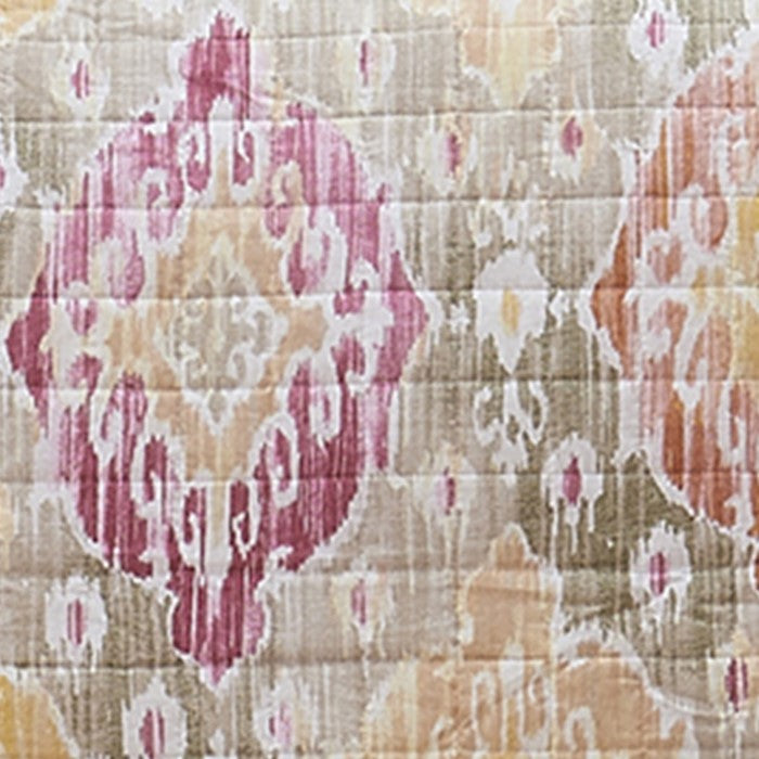 Fabric Reversible Sofa Protector with Medallion Pattern, Multicolor