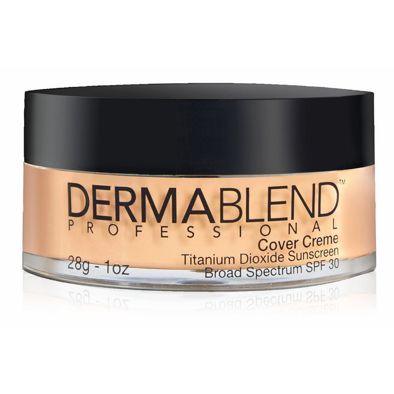 Dermablend Cover Creme Full Coverage Foundation Makeup with SPF 30, 10C Rose Beige, 1 Oz.