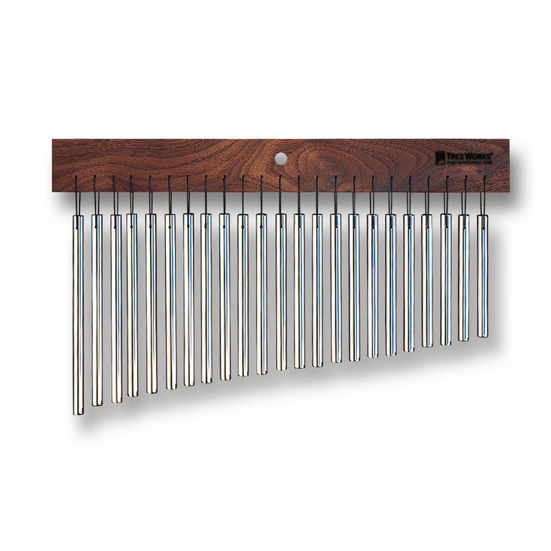 TreeWorks Chimes TRE23 Made in USA Medium Single Row Bar Chime, 23-Bar Wind Chime (VIDEO)