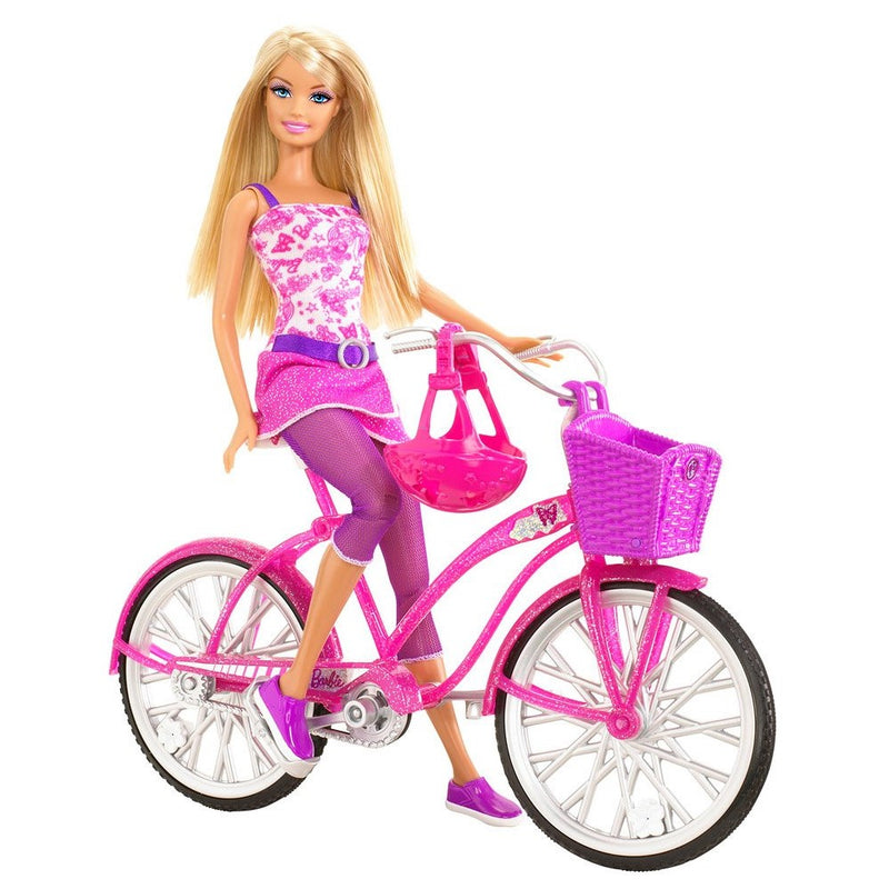 Barbie Glam Bike! Barbie with Glam Bike