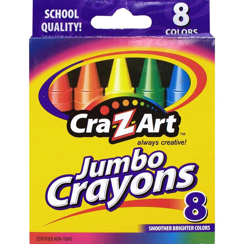 Cra-Z-art Jumbo Crayons, 8 Count (10203)