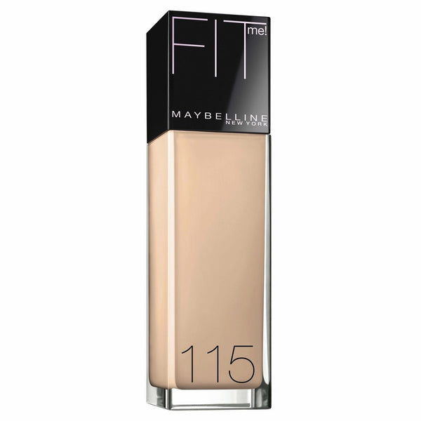 Maybelline New York Fit Me! Foundation, 115 Ivory, SPF 18, 1.0 Fluid Ounce (Packaging may vary)