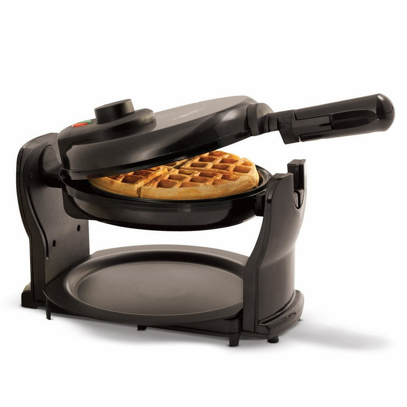 BELLA Rotating Belgian Waffle Maker, Pro Black