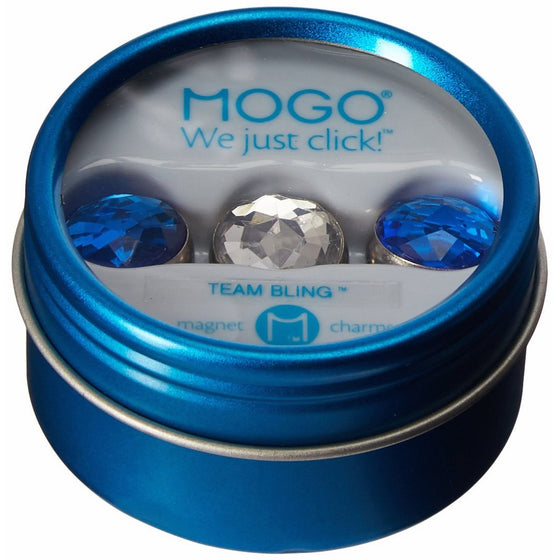 Mogo Design Team Bling Collections Blue-Clear-Blue