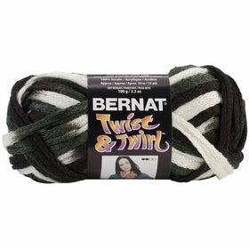 Bernat Twist 'n Twirl Yarn, Yin & Yang