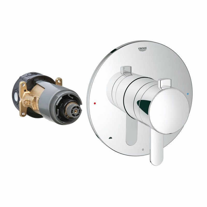 Grohflex Cosmopolitan Dual Function Pressure Balance Trim With Control Module