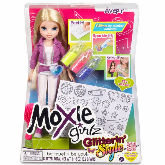 Moxie Girlz Glitterin' Style Doll - Avery