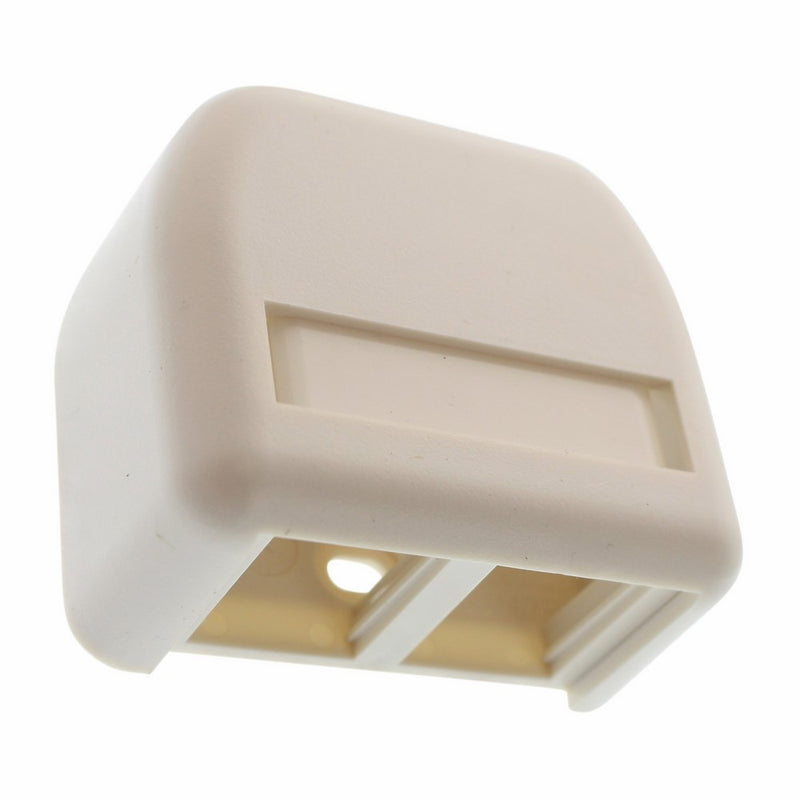 OR-404TJ2 - Ortronics Plastic Surface Mount Box for 2 TracJack Modules, Fog White