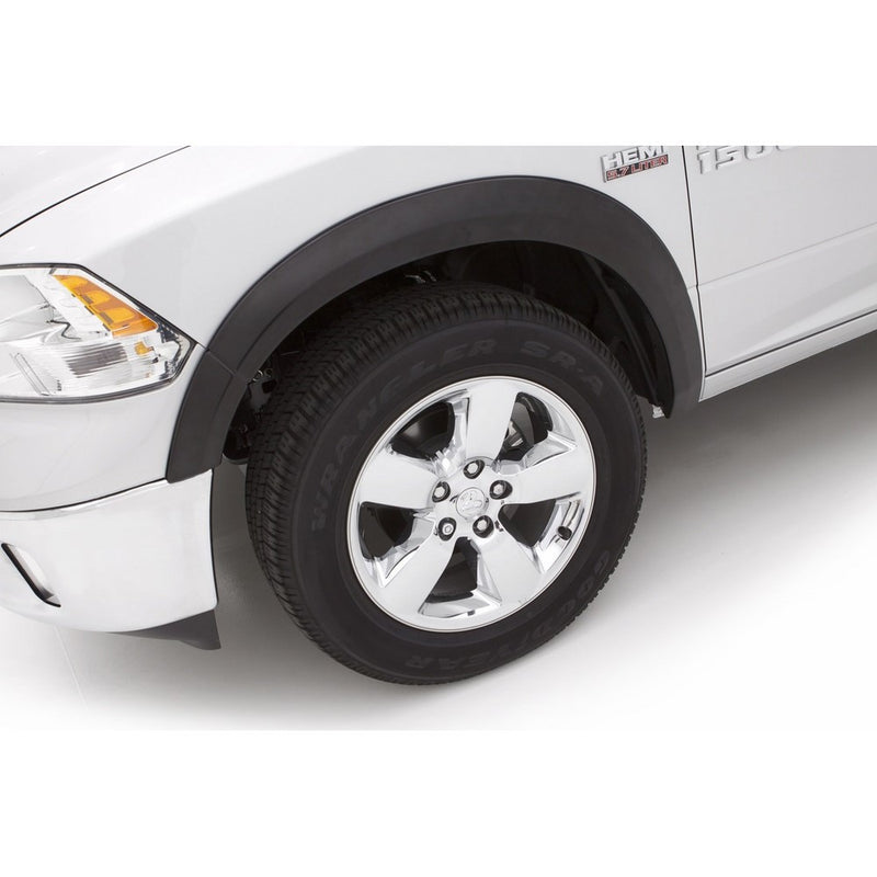 Lund SX204S Elite Series Black Sport Style Standard Front and Rear Fender Flare - 4 Piece