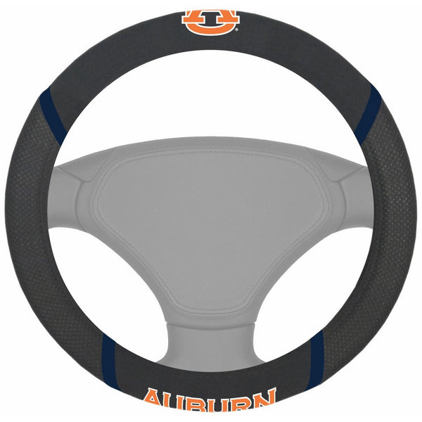 Fanmats NCAA Auburn University Tigers Polyester Steering Wheel Cover