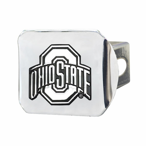 Fanmats NCAA Ohio State University Buckeyes Chrome Hitch Cover