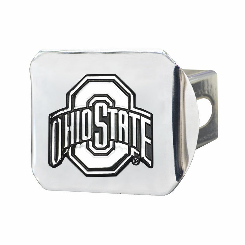 Fanmats NCAA Ohio State University Buckeyes Chrome Hitch Cover