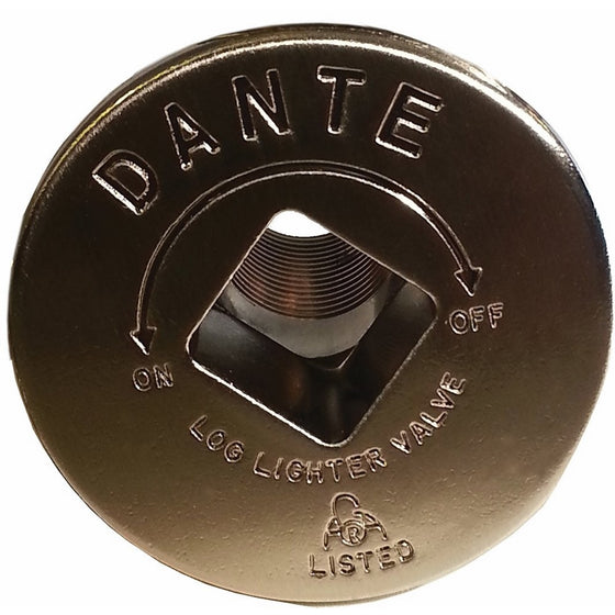 Dante Products FP.GV.SN Satin Nickel Floor Platefor Dante Globe Valve