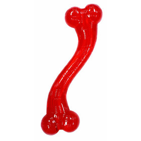 Ethical Pets Play Strong Virtually Indestructible Rubber "S" Dog Bone Toy, 12-Inch Dog chew toy.