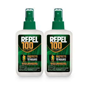 Repel 100 Insect Repellent, 4 oz. Pump Spray, Twin Pack