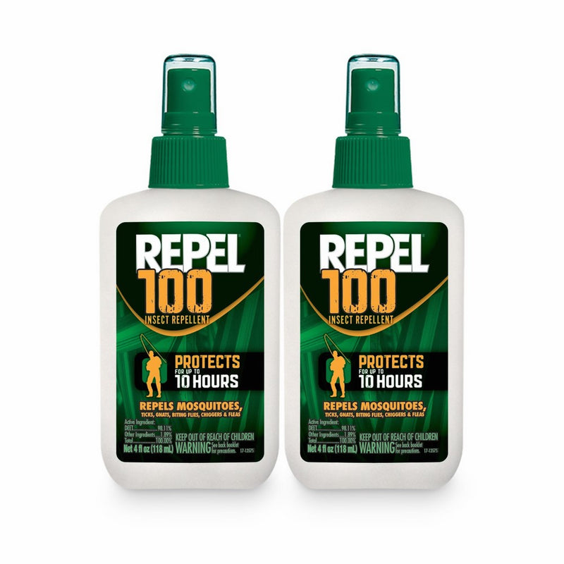 Repel 100 Insect Repellent, 4 oz. Pump Spray, Twin Pack
