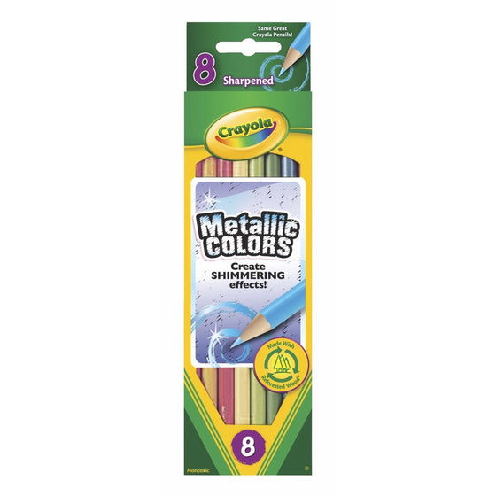 Crayola 8ct Metallic FX Colored Pencils