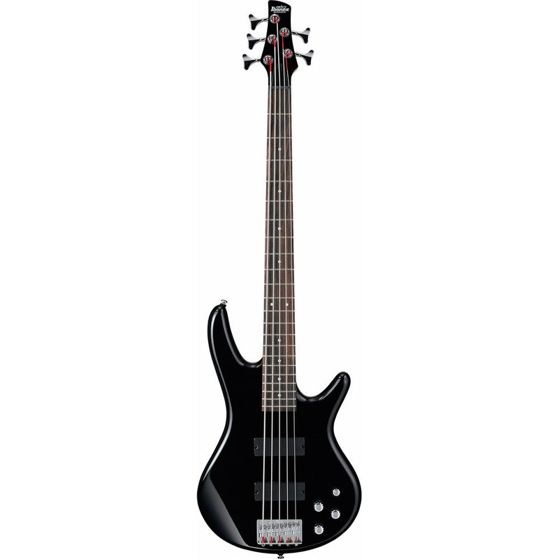 Ibanez GSR205BK 5-String Electric Bass Guitar, Black Finish