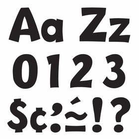 TREND enterprises, Inc. Black 4" Playful Combo Ready Letters