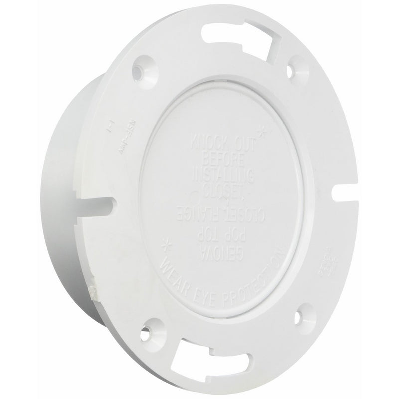 Genova Products 75140 Closet Flange-Hub Pipe Fitting with P.T., 4"