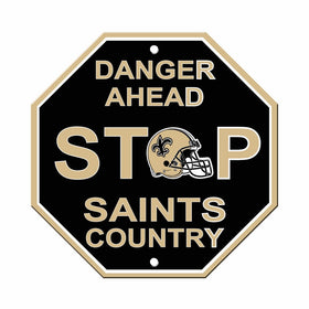 NFL New Orleans Saints Stop Sign