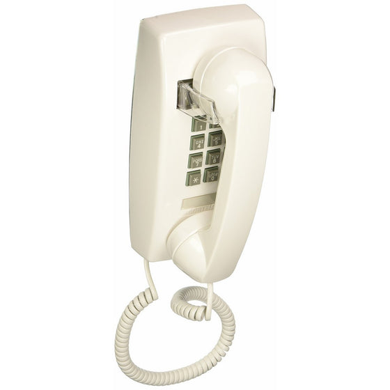 Cortelco 255415-VBA-20M Single Line White Wall Telephone