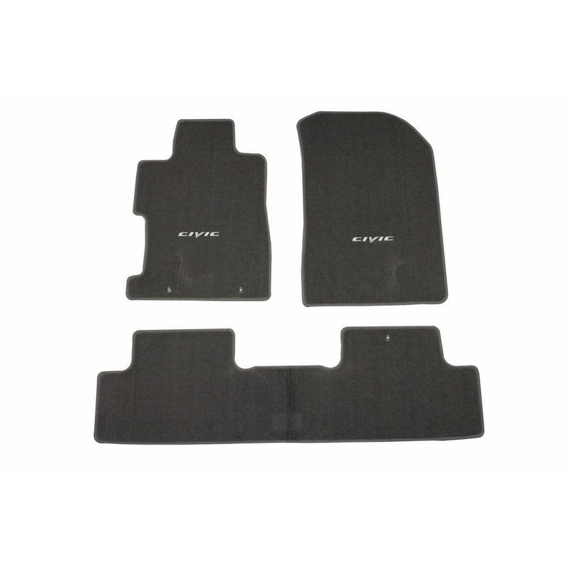 Genuine Honda Accessories 08P15-SVA-120A Gray Floor Mat for Select Civic Models