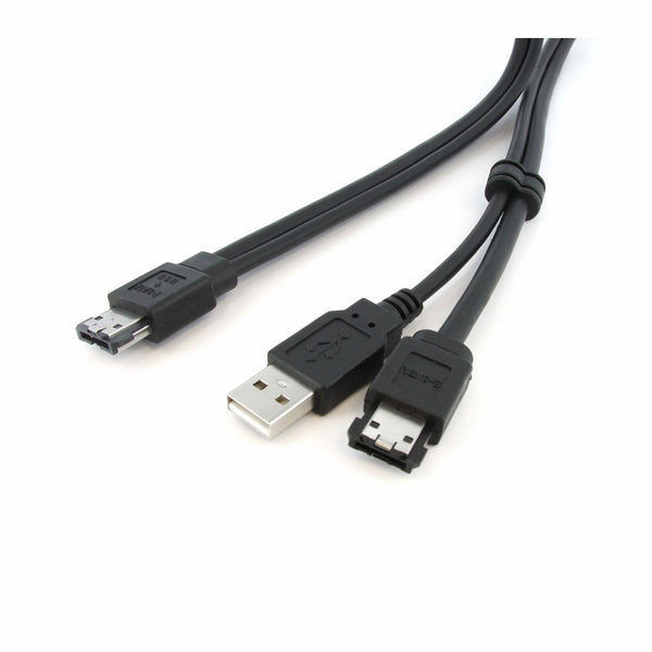 StarTech.com eSATA and USB A to Power eSATA Cable M/M - 3 feet (ESATAUSBMM3)