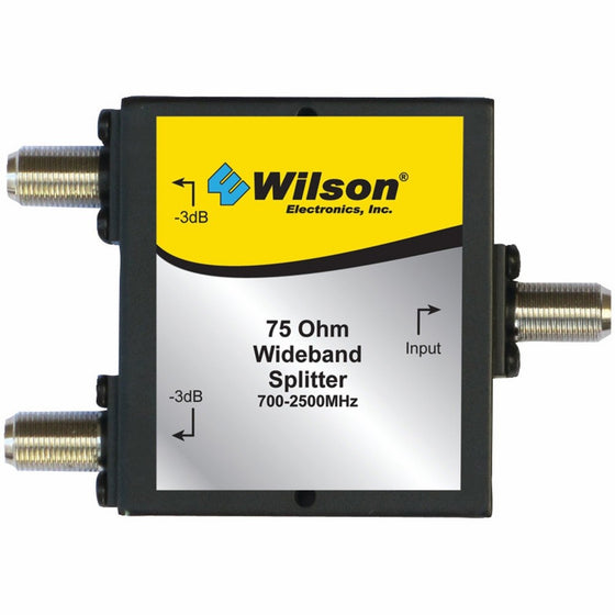 Wilson Electronics -3 dB 2-Way Splitter, F-Female (75 Ohm)