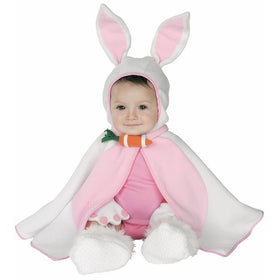 Rubie's Baby Girl's Caped Cutie Lil' Bunny Costume, Pink/White, 6-12 Months