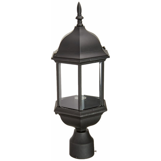 Designers Fountain 2976-BK Devonshire Outdoor Post Lanterns, 20 inch, Black