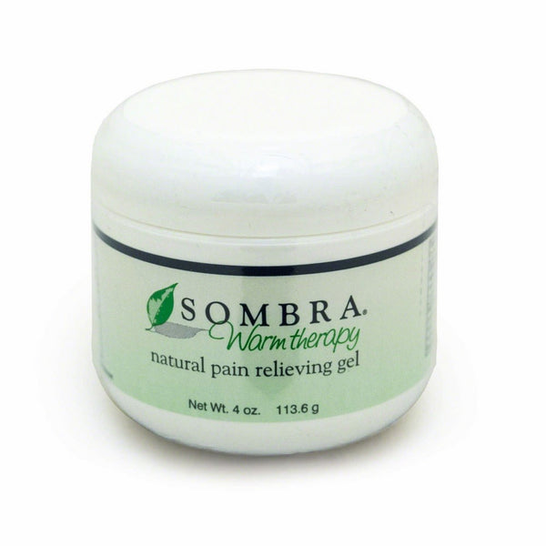 Sombra Warm Therapy Natural Pain Relieving Gel- Great Smelling Quick Absorption Formula for Pain Relief (4oz Jar)