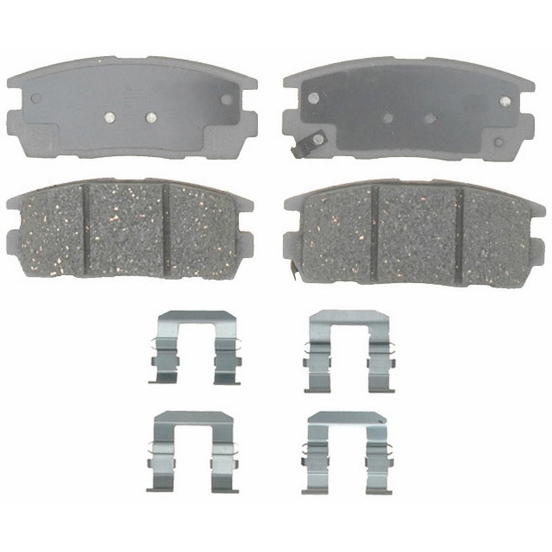 ACDelco 14D1275CH Advantage Ceramic Rear Disc Brake Pad Set with Hardware