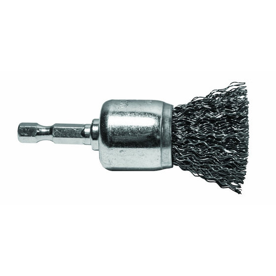 Century Drill and Tool 76201 Coarse Drill End Wire Brush, 1-Inch
