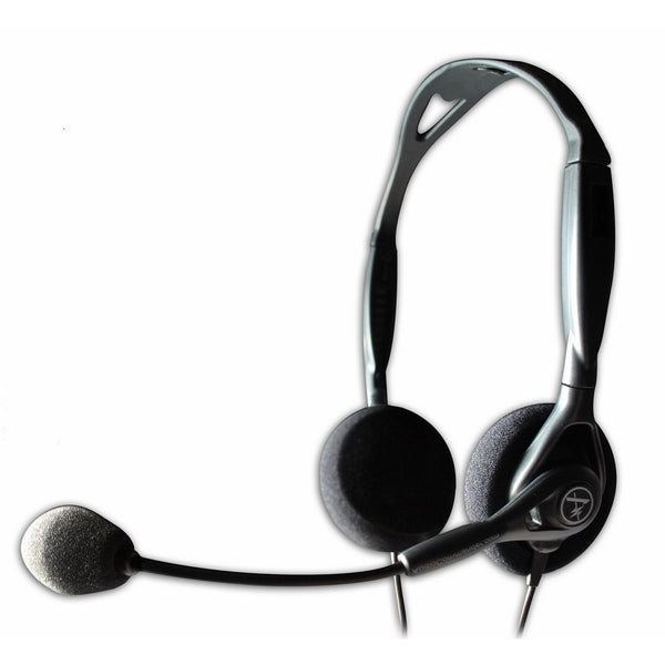 Andrea Communications C1-1023200-1 Model NC-125 Noise Canceling Stereo Headset With Dual 3.5mm Plugs