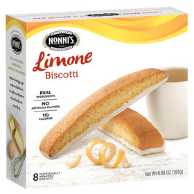 Nonni's Biscotti, Limone, 8 Count, 6.88 Ounce