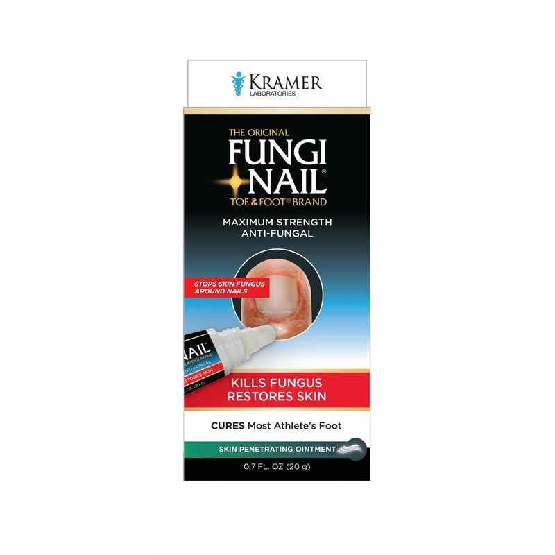 Fungi-Nail Anti-Fungal Ointment 0.7 FL Oz. Kills Fungus on Skin that can lead to Athlete's Foot and Nail Fungus.