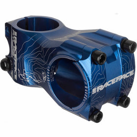 Race Face Atlas Mountain Bike Stem with 50x31.8mm Clamp, Blue, 1 1/8-Inch