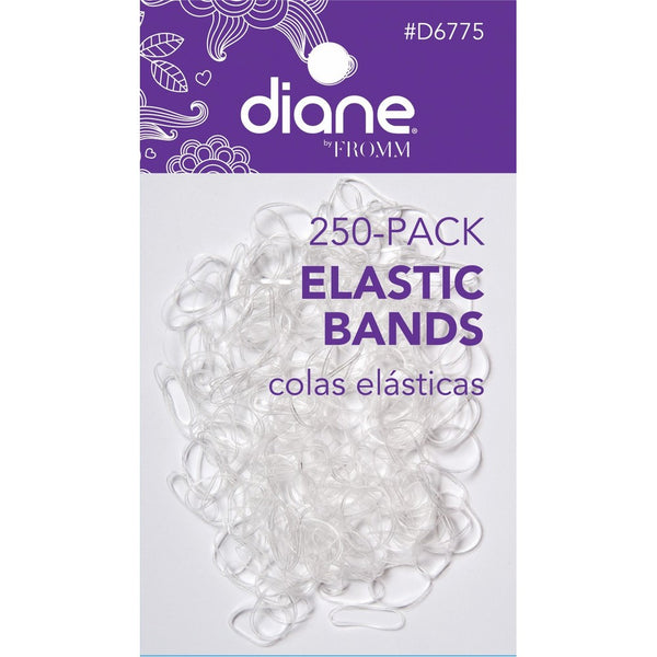 Diane Rubber Bands - 250 Pack - Clear