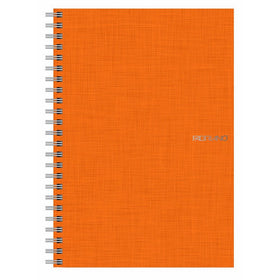 Ecoqua Spiral Notebook 5.8X8.25 Orange