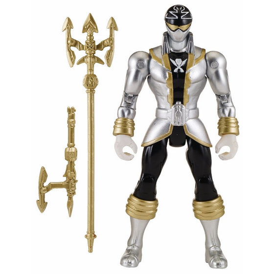 Power Rangers Super Megaforce - 5" Silver Ranger Action Hero