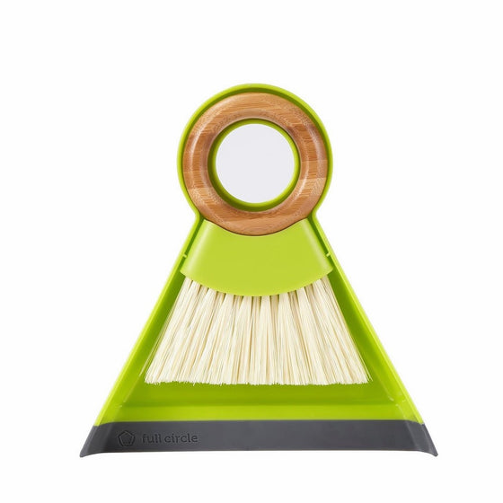 Full Circle Tiny Team Mini Brush & Dustpan Set, Green