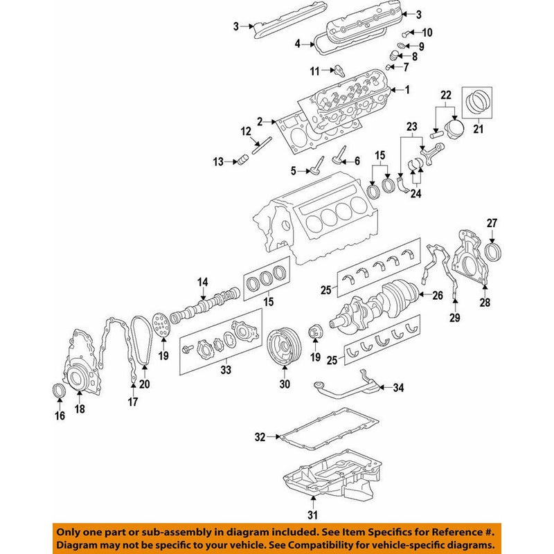 General Motors 12646386, Engine Timing Chain