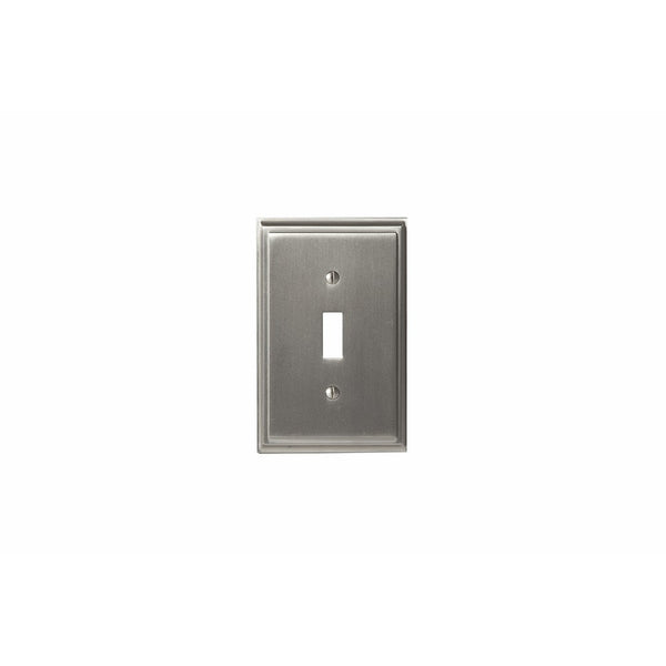 Amerock BP36514G10 Mulholland 1 Toggle Wall Plate - Satin Nickel