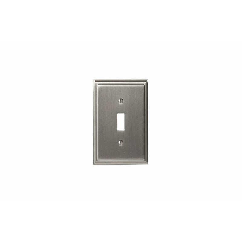Amerock BP36514G10 Mulholland 1 Toggle Wall Plate - Satin Nickel