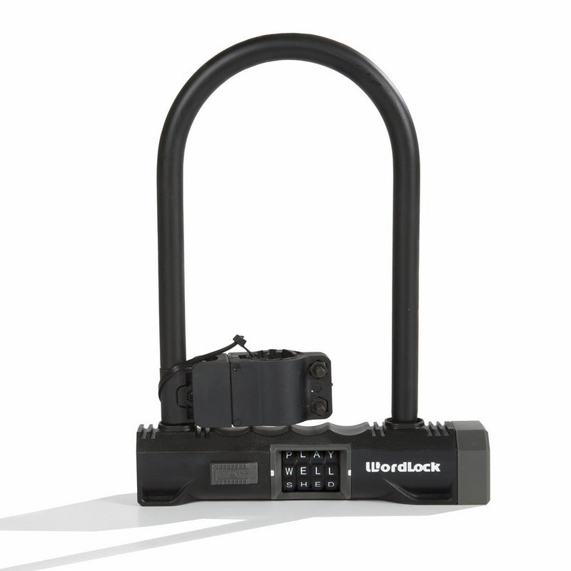 Wordlock CL-656-GY 4-Dial 8-In Matte Grey U-Lock