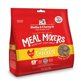 Stella & Chewy's Freeze-Dried Raw Chewy's Chicken Meal Mixers Grain-Free Dog Food Topper, 18 oz bag