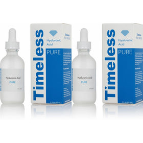 The Original Hyaluronic Acid Serum 100% Pure (4 OZ) - 2 Bottles of 2oz