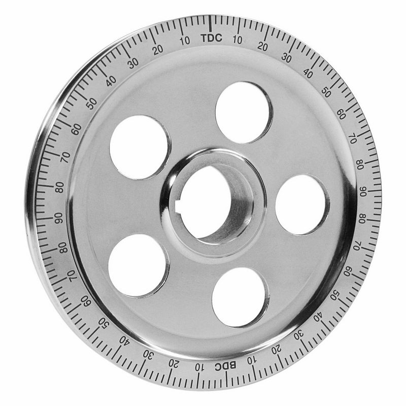 IAP Performance AC105263 Crankshaft Pulley (Black Degree Mark 5-Hole for VW Beetle)
